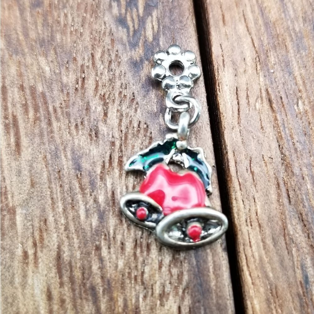 Christmas jingle bell charm necklace pendant P233